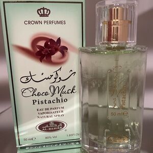 Crown Perfumes Choco musk Pistachio Perfume Brand new